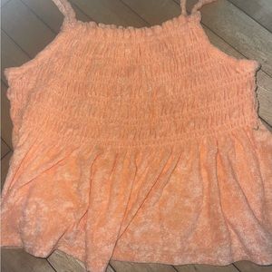 Terry cloth crop top 🍑